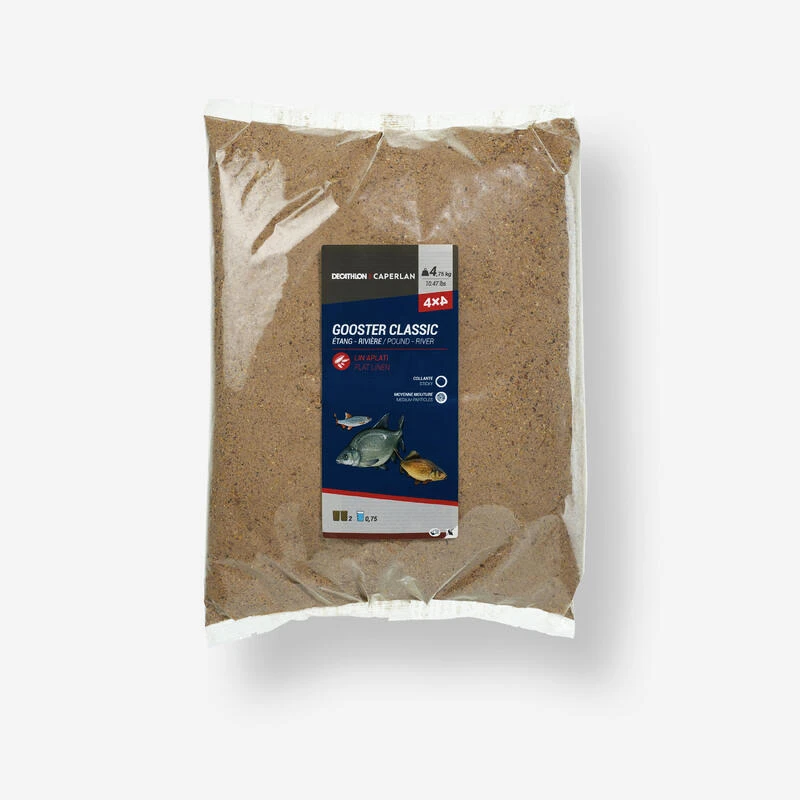 AMORCE GOOSTER CLASSIC TOUS POISSONS 4X4 4,75kg 1 AMORCE GOOSTER CLASSIC TOUS POISSONS 4X4 4,75kg