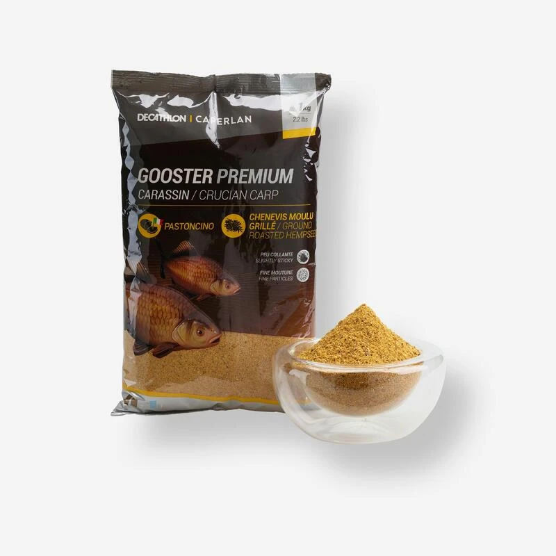 AMORCE GOOSTER PREMIUM CARASSIN JAUNE 1kg 1 AMORCE GOOSTER PREMIUM CARASSIN JAUNE 1kg