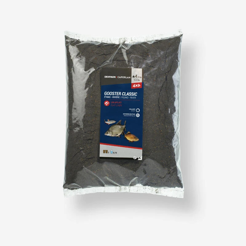 AMORCE GOOSTER TOUS POISSONS 4X4 NOIRE 4,75kg 1 AMORCE GOOSTER TOUS POISSONS 4X4 NOIRE 4,75kg