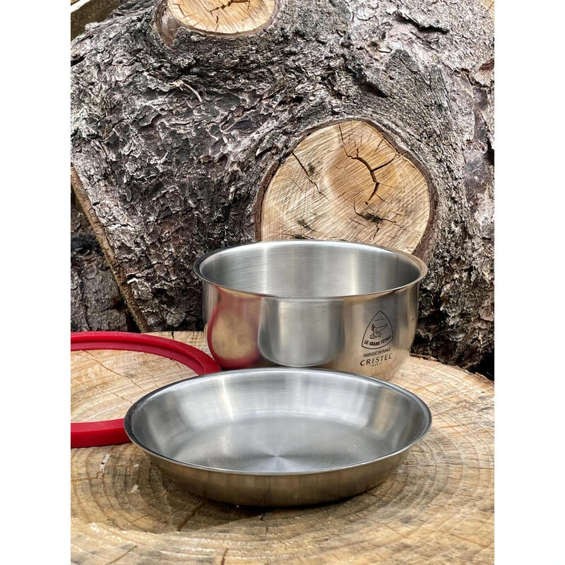 Boite à Manger , Lunch Box, Bento 2 En 1 En Inox 4 Boite à Manger , Lunch Box, Bento 2 En 1 En Inox – Image 4