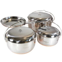 EAGLE Products Ensemble De Poêles En Acier Inoxydable - 4 Pièces - LAVVU -Philippe Pêche eagle products ensemble de poeles en acier inoxydable 4 pieces lavvu 2