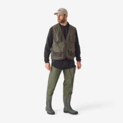 GILET De Pêche 500 Kaki 19 GILET De Pêche 500 Kaki -Philippe Pêche gilet de peche 500 kaki 9
