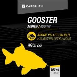 GOOSTER ADDITIV LIQUIDE PELLET HALIBUT 500ML -Philippe Pêche gooster additiv liquide pellet halibut 500ml 2