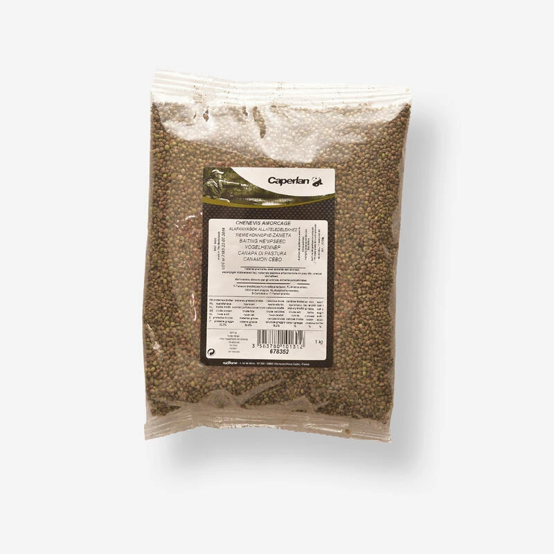 GRAINE POUR LES PECHES AU COUP CHÈNEVIS D'AMORÇAGE 1 GRAINE POUR LES PECHES AU COUP CHÈNEVIS D'AMORÇAGE