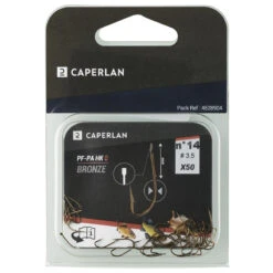 HAMEÇON SIMPLE BRONZE NON MONTE PA HK 0 X50 -Philippe Pêche hamecon simple bronze non monte pa hk 0 x50 6