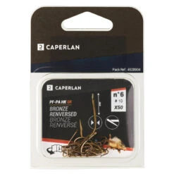 HAMEÇON SIMPLE BRONZE RENVERSE NON MONTE PA HK 0R X50 -Philippe Pêche hamecon simple bronze renverse non monte pa hk 0r x50 2