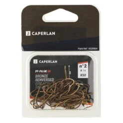 HAMEÇON SIMPLE BRONZE RENVERSE NON MONTE PA HK 0R X50 -Philippe Pêche hamecon simple bronze renverse non monte pa hk 0r x50 6