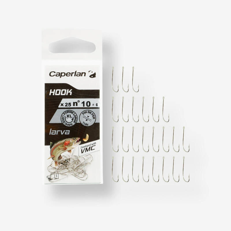 HAMEÇON SIMPLE PÊCHE HOOK SPECIAL LARVA 1 HAMEÇON SIMPLE PÊCHE HOOK SPECIAL LARVA
