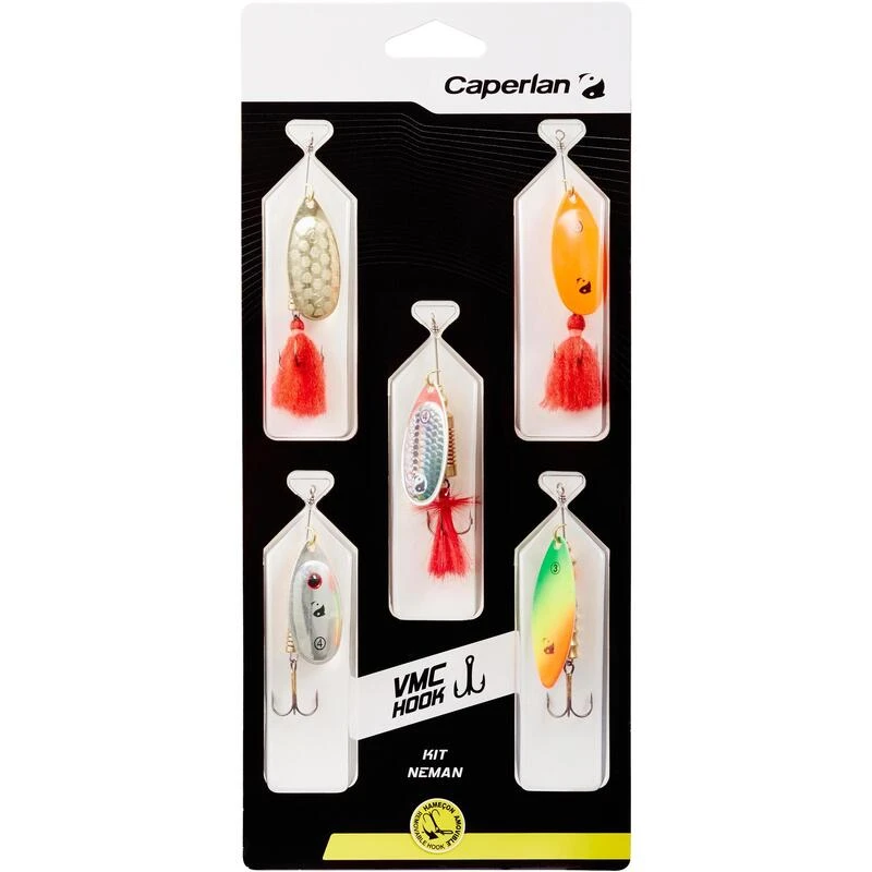 KIT CUILLERS TOURNANTES PÊCHES DES CARNASSIERS NEMAN NEW 9 KIT CUILLERS TOURNANTES PÊCHES DES CARNASSIERS NEMAN NEW – Image 9