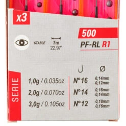 LOT DE 3 LIGNES MONTEES POUR LA PECHE AU COUP EN RIVIERE PF-RL500 R1 1g 2g 3g 4 LOT DE 3 LIGNES MONTEES POUR LA PECHE AU COUP EN RIVIERE PF-RL500 R1 1g 2g 3g -Philippe Pêche lot de 3 lignes montees pour la peche au coup en riviere pf rl500 r1 1g 2g 3g 1