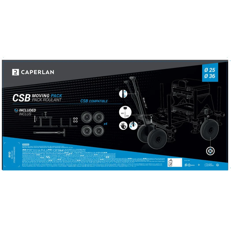 PACK ROULANT COMPLET POUR STATION DE PECHE CSB D25 D36 5 PACK ROULANT COMPLET POUR STATION DE PECHE CSB D25 D36 – Image 5