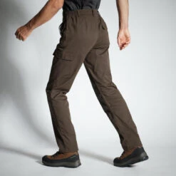 PANTALON CARGO RESISTANT STEPPE 300 MARRON 12 PANTALON CARGO RESISTANT STEPPE 300 MARRON -Philippe Pêche pantalon cargo resistant steppe 300 marron 2