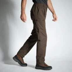 PANTALON CARGO RESISTANT STEPPE 300 MARRON 13 PANTALON CARGO RESISTANT STEPPE 300 MARRON -Philippe Pêche pantalon cargo resistant steppe 300 marron 3