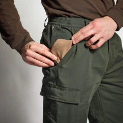 PANTALON CHASSE CHAUD VERT 100 15 PANTALON CHASSE CHAUD VERT 100 -Philippe Pêche pantalon chasse chaud vert 100 7