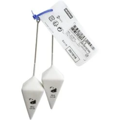 Plomb De Pêche En Surfcasting Pyramide + Tige X2 Blanc -Philippe Pêche plomb de peche en surfcasting pyramide tige x2 blanc 1