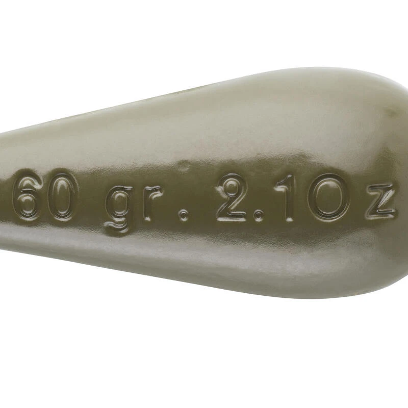 Plombs Pêche De La Carpe Plombs Distance 60g (x5) 3 Plombs Pêche De La Carpe Plombs Distance 60g (x5) – Image 3