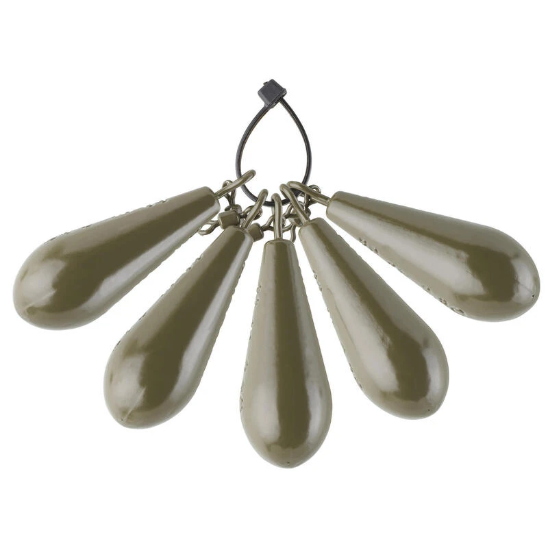 Plombs Pêche De La Carpe Plombs Distance 80g (x5) 2 Plombs Pêche De La Carpe Plombs Distance 80g (x5) – Image 2