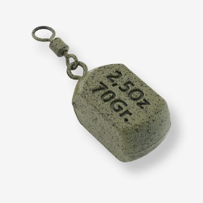 Plombs Pêche De La Carpe Plombs Square 70g (x2) 2 Plombs Pêche De La Carpe Plombs Square 70g (x2) – Image 2