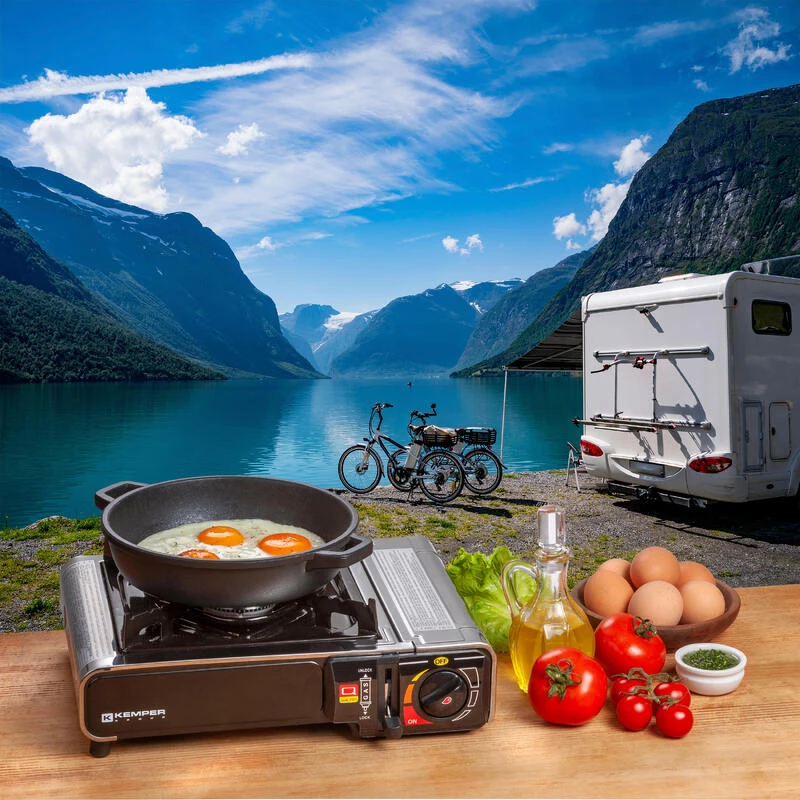 Kemper Réchaud De Camping à Gaz 1 Feu Xtra Smart 2 Kemper Réchaud De Camping à Gaz 1 Feu Xtra Smart – Image 2