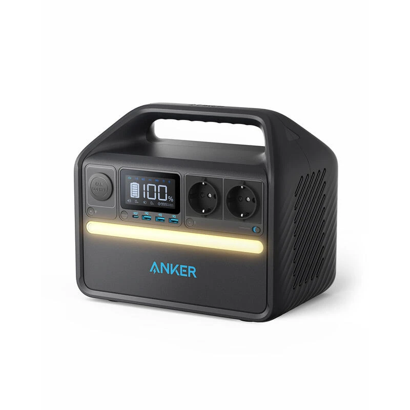 Station D'énergie Portable ANKER 535, 512Wh, Batterie LiFePo4, 7 Ports 1 Station D'énergie Portable ANKER 535, 512Wh, Batterie LiFePo4, 7 Ports