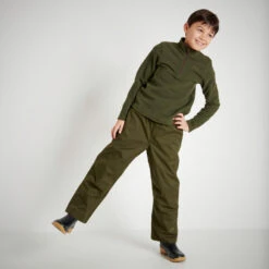 Surpantalon Imperméable Junior 100 Vert 9 Surpantalon Imperméable Junior 100 Vert -Philippe Pêche surpantalon impermeable junior 100 vert 4
