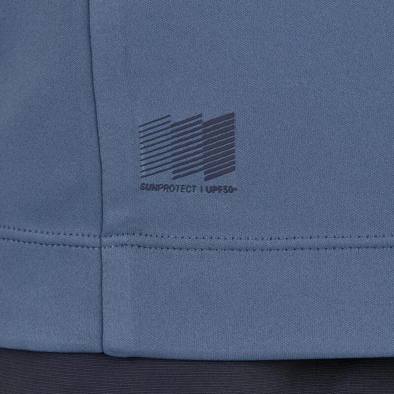 Tee-shirt De Pêche Anti-UV 500 Bleu 3 Tee-shirt De Pêche Anti-UV 500 Bleu – Image 3