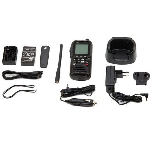 VHF Portable 6W étanche Flottante GPS, Grand écran, Noire 2 VHF Portable 6W étanche Flottante GPS, Grand écran, Noire – Image 2